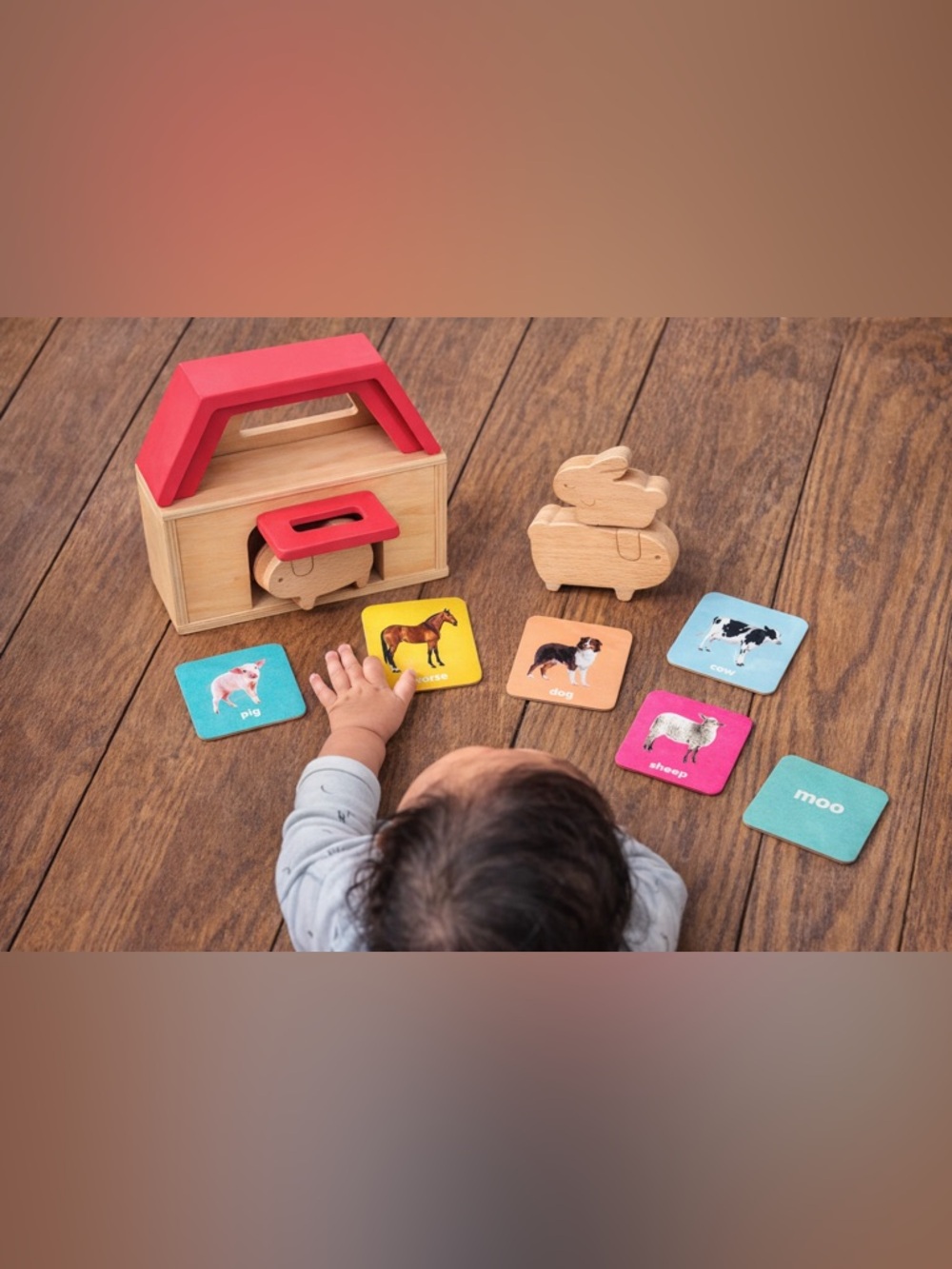 KiwiCo Babble & Speak Toy NIB Wooden Learning Baby  Montessori Set
